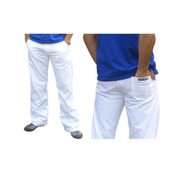 Weiße soziale Capoeira-Hose