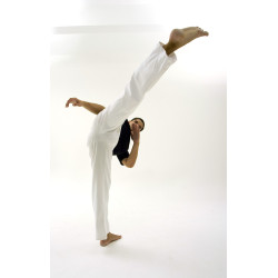 Weiße Capoeira-Hose für Herren - Mestres Brasil