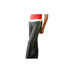 Capoeira-Hose für Damen in Grau und Weiß - Marimbondo Sinha